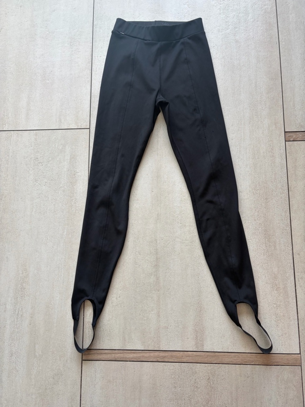 ALO Yoga Black High-Waist Stirrup Leggings